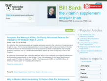 Tablet Screenshot of knowledgeofhealth.com